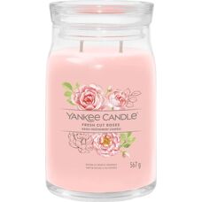 Yankee Candle Grote Roze Roos Signature Kaars - Kaars