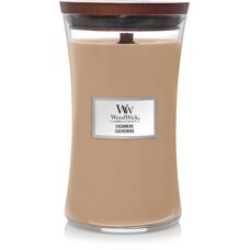 Vela aromática Cashmere con mecha de madera - vela de cera