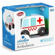 Jouet Ambulance Tobar avec Sirène Électronique - 9cm