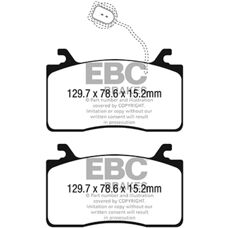 EBC Bremsbelagsatz DP42325R - Scheibenbremse - Vorne