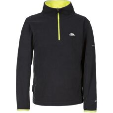 Trespass Kids Etto Half Zip Fleece - Preto - 7-8 anos