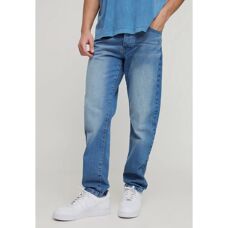 boohooman Herrenjeans - Gerades Bein - Blau - 32R