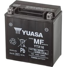 Yuasa YTX16 FA Wartungsfreie Batterie - Motorrad & Scooter