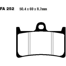 EBC Yamaha FA252HH Placute de frână sinterizate - Față