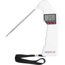 Hygiplas Easytemp White Digital Thermometer - Cross-Contamination Safe