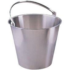 Jantex 12L Stainless Steel Bucket - Heavy Duty Design