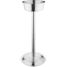 Support à Champagne en Inox Olympia - 559mm x 152mm - Support pour Seau à Vin ou Champagne - Publicité