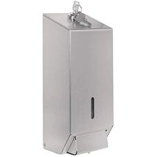 Jantex Stainless Steel Soap Dispenser - 1 L - Wall Mounting