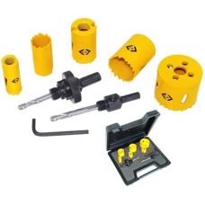 CK Tools 424045 Hålborrsset - 9 delar för elektriker
