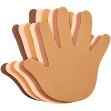 Baker Ross Hauttöne Hand Foam Cut-Outs - Bastelmaterial