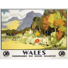 Pyramid International FP11734P Poster - 30x40cm Frame Wales