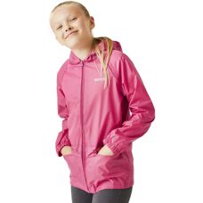 Regatta Girls Jem Pink Waterproof Jacket - Stormbreak Waterproof Jacket