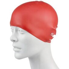 Speedo Căciulă de baie din silicon pentru copii - Roșu