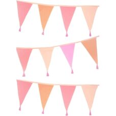 Talking Tables Rose Gold Fabric Bunting - 3m - Bunting