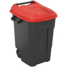Sealey BM100R Red 100L Refuse Wheelie Bin
