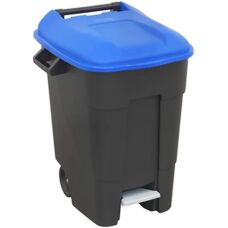 Sealey BM100PB Blue 100L Refuse Bin with Foot Pedal - Waste Container