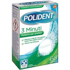 Polident 66 Compresse Effervescenti - Pulitore Protesi