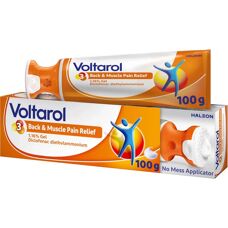 Voltarol 100g Pain Relief Gel with No Mess Applicator - Back & Muscle