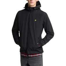 Lyle & Scott Zip Through Kapuzenjacke - jet black