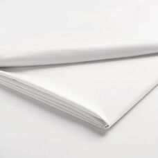 Christy - 400TC Luxury Cotton Sateen - White - Flat Sheet
