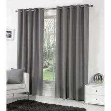 Rideaux en coton Fusion Sorbonne Charcoal - Rideaux