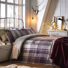 Dreams & Drapes Colville Check Super King Bettwäsche