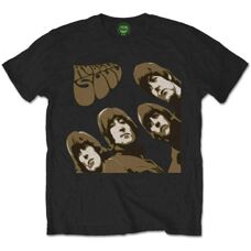The Beatles Unisex Rubber Soul Sketch T-shirt - T-shirt