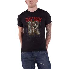 Tricou negru Guns N' Roses cu cherub desenat - Tricou