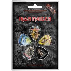 Iron Maiden The Faces Of Eddie Plectrum Pack - Kitaranotkapiikit