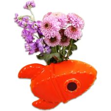 Half Moon Bay Wallace Gromit Rocket Wall Vase - Wall Vase