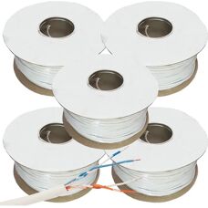 Loops - 1000m BT Telephone Copper Cable - 2 Pair - Cable Reel