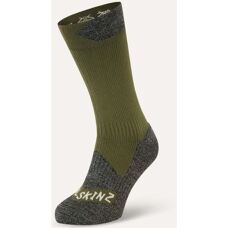 Sealskinz Raynham Waterproof All Weather Mid Length Sock - Black / Grey Marl - Socks