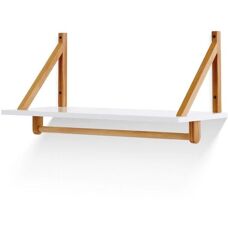 Obaby Maya Shelf - White/Natural - Nursery Storage