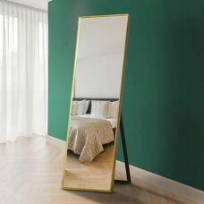 Mirroroutlet Artus Large Gold Aluminium Mirror - 67"X23"