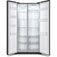 Fridgemaster MS83430EB - Black - American Fridge Freezer