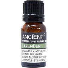 Huile Essentielle Bio de Lavande - 10ml - Ancient Wisdom - Publicité
