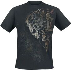 Spiral Direct Diesel PUNK - Gothic T-Shirt - Schwarz