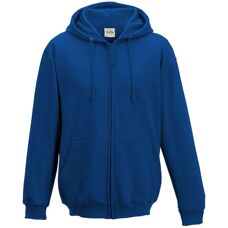 AWDis Just Hoods Sweat Zoodie - XL - blau - Sweatshirt