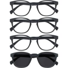 Opulize Modell RRRS2-7-250 Grå läsglasögon - Läsglasögon