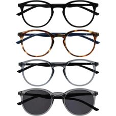 Opulize Model RRRS60-1277-200 Unisex Reading Glasses - Sun & Magnification