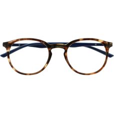 Opulize Brown Unisex Reading Glasses - Scratch-Resistant, +2.50 Diopters