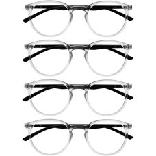 Opulize Lunettes de lecture rondes fines - RRRR60-C-100 - Publicité