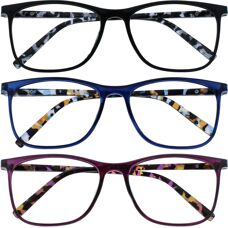 Opulize RRR66-135-200 Große Muster-Lesebrille - Lesebrille