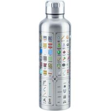 Paladone Minecraft Metall-Wasserflasche - Edelstahl 500ml