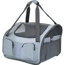 PawHut Portable Pet Carrier - Small Grey Travel Bag