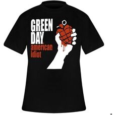 Hey Rusty Green Day Unisex T-Shirt American Idiot Svart