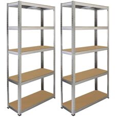 Monster Galwix Heavy Duty Steel Shelving - 5 Tier Garage Storage