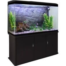Acuario Monster Shop 300L con Mueble - Personalizable, Incluye Plantas y Grava