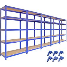 Monster T-Rax 90cm Blue Shelving Units - Garage Storage