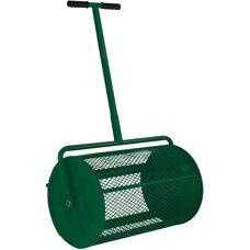 T-Mech Compost Spreader - Green - Garden Lawn 80L 26" Steel Cage